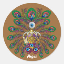 Festival Argos-Argus Eyes Important view notes Sticker