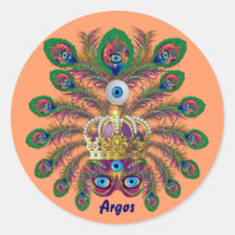 Festival Argos-Argus Eyes Important view notes Sticker