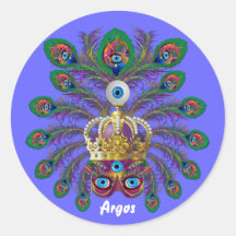 Festival Argos-Argus Eyes Important view notes Sticker