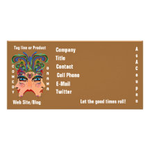 Festival Business Theme Hz View Hints Custom Photo Card