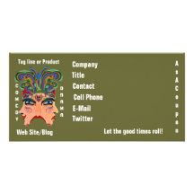 Festival Business Theme Hz View Hints Custom Photo Card