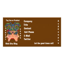 Festival Business Theme Hz View Hints Photo Card Template