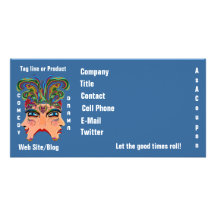 Festival Business Theme Hz View Hints Photo Card Template