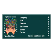 Festival Business Theme Hz View Hints Photo Card Template