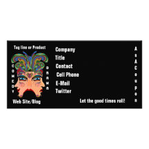 Festival Business Theme Hz View Hints Personalized Photo Card