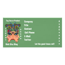 Festival Business Theme Hz View Hints Custom Photo Card