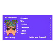 Festival Business Theme Hz View Hints Personalized Photo Card
