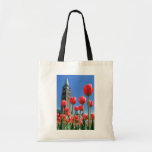 Festival canadien blanc de tulipe, tour de paix av sacs en toile