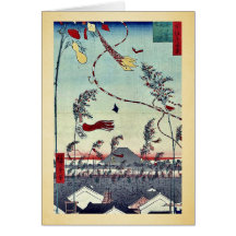 Festival de Tanabata par Andō, Hiroshige Cartes De Vœux