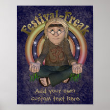 Festival Freak Personalized Poster
