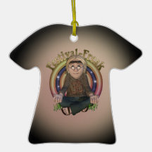 Festival Freak Personalized T-Shirt Ornament