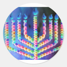 Festival Of Lites Round Stickers