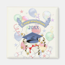 Festive Balloon Graduation for 2013 Magnets
