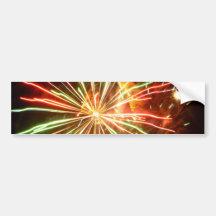 Festive Bang Bumper Stickers