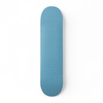 Festive blue Circles on a retro light blue backgro Skateboard Decks