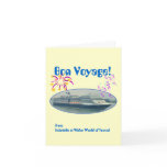 Festive Bon Voyage  Custom Card