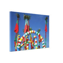 Festive decorations canvas print