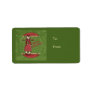Festive Design with country angel Address Label