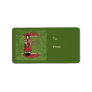 Festive Design with country angel Personalized Address Label