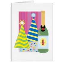 Festive Drinks Greeting Card
