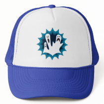 Festive Halloween Ghosts Trucker Hat