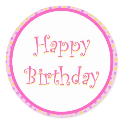Festive Happy Birthday Sticker by mariannegilliand