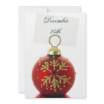Festive Holiday Christmas Decoration Invitations