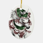 Festive Holiday Horse Christmas Tree Ornament