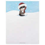 Festive Kitten Christmas Letterhead