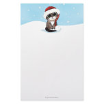 Festive Kitten Christmas Stationery