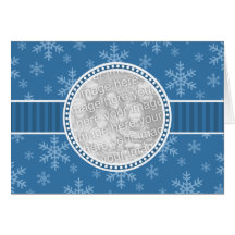Festive Modern Style Holiday Card Template