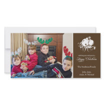 Festive Ornament (Happy Christmas Brown)