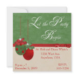 Festive Ornaments Christmas Party Invitation
