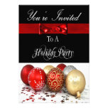Festive Personalized Holiday Party Invitation