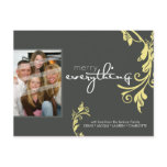 FESTIVE PHOTO POSTCARD :: bold vine 1L