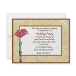 Festive Red Poinsettia Holiday Party Invitation