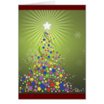 Festive Stars Christmas Card