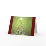 Festive Stars Christmas Card