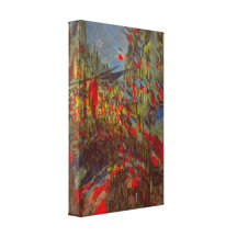 Festivities by Claude Monet Canvas Prints
