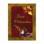 Festliches Weihnachts Design Postcards