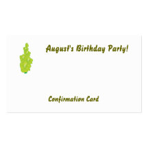 Fête d'anniversaire d'août ! - Personnaliser Cartes De Visite Professionnelles