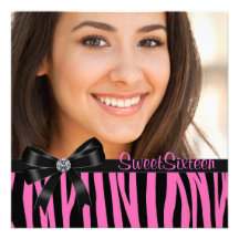 Fête d'anniversaire rose de sweet sixteen de photo faire-parts