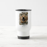 Fête des pères - pattes en pierre - golden retriev mug