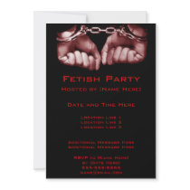 Fetish Party Invitations