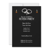 Fetish Party Invites