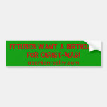 Fetuses Christmas Bumper Sticker