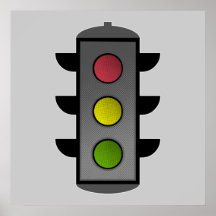 Feu de signalisation affiches