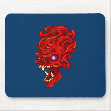 Feuer Totenkopf Schädel skull fire Mousepads