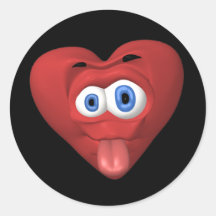 Feuille d'autocollant d'Anti-Valentine de frambois