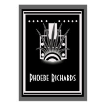 feuille de deco carte de visite